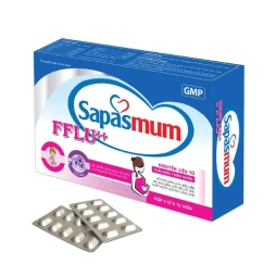 Sapasmum FFLU++ - Hỗ trợ giảm ho, đau đầu, hắt hơi, sổ mũi