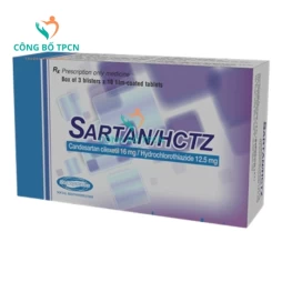 Sartan/HCTZ 16mg/12.5mg Savipharm - Thuốc điều trị tăng huyết áp