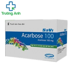 SaVi Acarbose 100 - Thuốc điều trị đái tháo đường tuýp 2