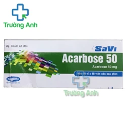 SaVi Acarbose 50 - Thuốc điều trị đái tháo đường