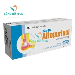 Savi Allopurinol 300mg - Thuốc điều trị gout hiệu quả