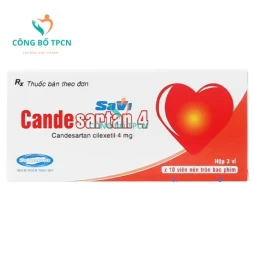 Savi Candesartan 4 - Thuốc điều trị tăng huyết áp hiệu quả