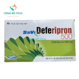 SaVi Deferipron 500mg - Thuốc điều trị tình trạng quá tải sắt