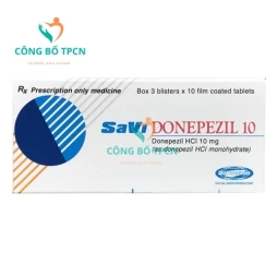 SaVi Donepezil 10 - Thuốc điều trị chứng sa sút trí tuệ