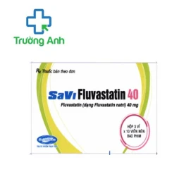 Savi Fluvastatin 40 - Thuốc điều trị tăng cholesterol