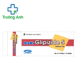 SaVi Glipizide 5 - Thuốc điều trị đái tháo đường tuýp 2