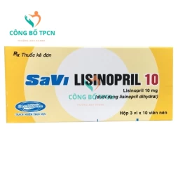 SaVi Lisinopril 10 - Thuốc điều trị tăng huyết áp hiệu quả