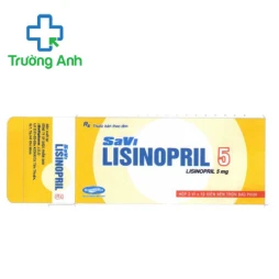 SaVi Lisinopril 5 - Thuốc điều trị tăng huyết áp hiệu quả