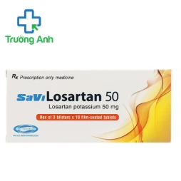SaVi Losartan 50 - Thuốc điều trị tăng huyết áp hiệu quả