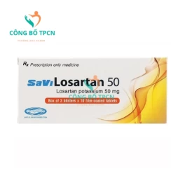 SaVi Losartan 50 - Thuốc điều trị tăng huyết áp hiệu quả