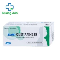 SaVi Quetiapine 25 - Thuốc điều trị tâm thần phân liệt hiệu quả