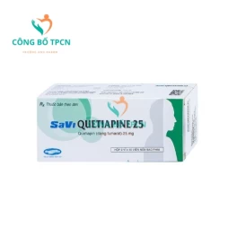 SaVi Quetiapine 25 - Thuốc điều trị tâm thần phân liệt hiệu quả