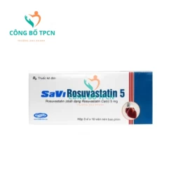 SaVi Rosuvastatin 5 - Điều trị tăng cholesterol máu