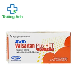 SaVi Valsartan Plus HCT 80/12.5 - Thuốc điều trị tăng huyết áp hiệu quả