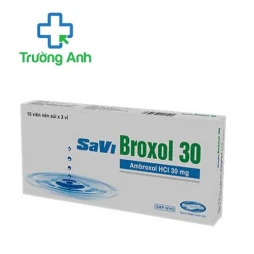 SaViBroxol 30 Savipharm - Thuốc điều trị làm tiêu chất nhày hiệu quả