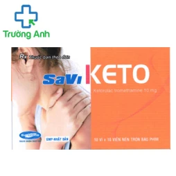 SaViKeto 10mg Savipharm - Thuốc giảm đau từ vừa đến nặng