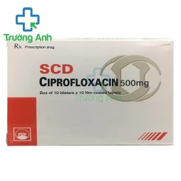 SCD Ciprofloxacin 500mg Pymepharco - Điều trị nhiễm trùng