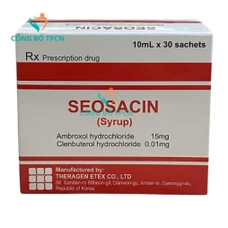 Seosacin - Thuốc điều trị hen phế quản, viêm phế quản hiệu quả
