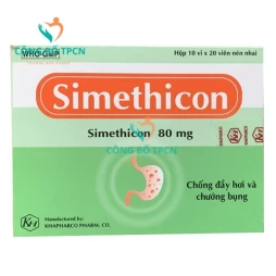 Simethicon Khapharco - Thuốc chống co thắt đầy hơi hiệu quả