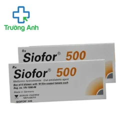 Siofor 500 - Thuốc điều trị đái tháo đường tuýp 2 hiệu quả