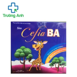 Siro Cefia BA – Giúp trẻ ăn ngon, tăng đề kháng hiệu quả