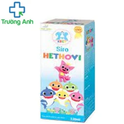 Siro Hethovi - Hỗ trợ giảm các biểu hiện tăng tiết đờm, ho nhiều