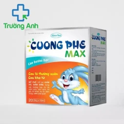 Siro ho cuong phe max - Giúp bổ phế, giảm ho, long đờm hiệu quả