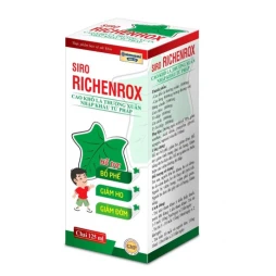 Siro Richenrox -  Giúp giảm ho, long đờm, rát họng, khản tiếng