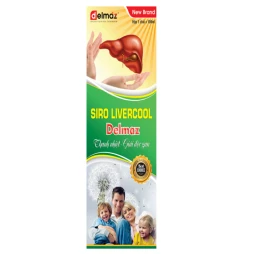 Siro thanh nhiệt, giải độc gan LiverCool Delmaz - Giúp thanh nhiệt, giải độc