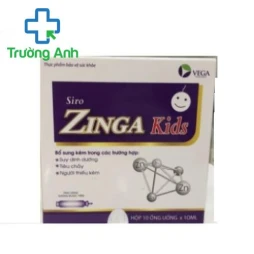 Siro Zinga Kids - Giúp nâng cao sức đề kháng cho cơ thể