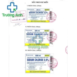 Sodium Chloride 0,9% Mekophar - Thuốc bổ sung sodium chloride