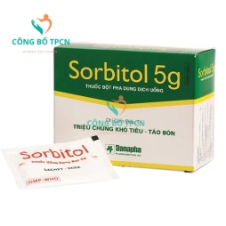 Sorbitol 5g Danapha - Thuốc điều trị triệu chứng táo bón