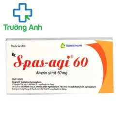 Spas-Agi 60 (viên nang) - Thuốc điều trị các cơn đau co thắt của Agimexpharm