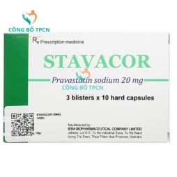 Stavacor 20mg Herabiopharm - Thuốc điều trị làm giảm cholesterol