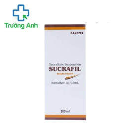 Sucrafil Suspension 1g/10ml Fourrts - Thuốc điều trị loét dạ dày tá tràng