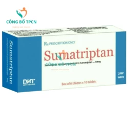 Sumatriptan Hataphar - Thuốc điều trị cơn đau nửa đầu