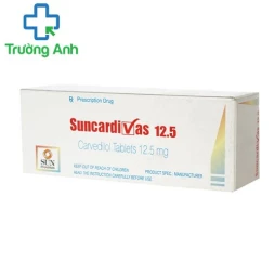 Suncardivas 12,5mg - Thuốc điều trị suy tim sung huyết hiệu quả