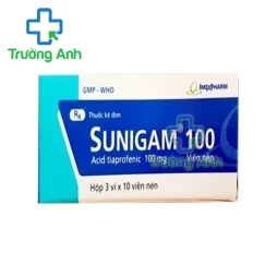 Sunigam 100 Imexpharm - Thuốc điều trị viêm thấp khớp mạn tính