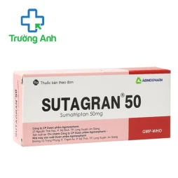 Sutagran 50mg Agimexpharm - Thuốc điều trị đau nửa đầu hiệu quả