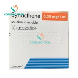 Synacthène 0,25mg/1ml - Thuốc điều trị bệnh thần kinh hiệu quả