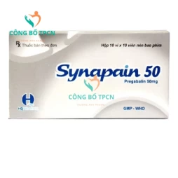Synapain 50 - Thuốc điều trị đau thần kinh, động kinh, rối loạn lo âu