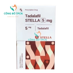 Tadalafil Stella 5mg - Thuốc điều trị rối loạn cương dương ở nam giới