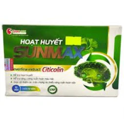 Hoạt huyết Sunmax - Thực phẩm chức năng tăng cường tuần hoàn máu