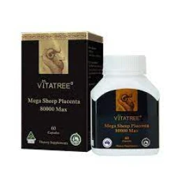 Vitatree Mega Sheep Placenta 80000 max- Thực phẩm bổ sung vitamin