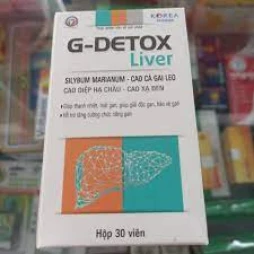 G – Detox Liver - Thực phẩm chức năng hỗ trợ men gan