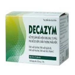 Decazym - Thực phẩm chức năng hỗ trợ giảm sưng, đau phần mềm