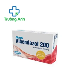 SaVi Albendazol 200 - Thuốc điều trị giun kim, giun móc, giun tóc