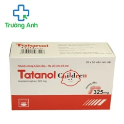 Tatanol children 325mg Pymepharco - Thuốc giảm đau hạ sốt hiệu quả