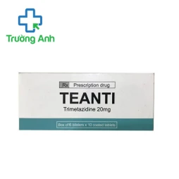 Teanti 20mg - Thuốc điều trị đau thắt ngực hiệu quả của Bồ Đào Nha
