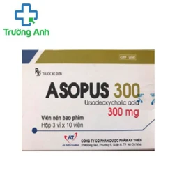 Asopus 300 - Thuốc chỉ định điều trị bệnh sỏi mật hiệu quả